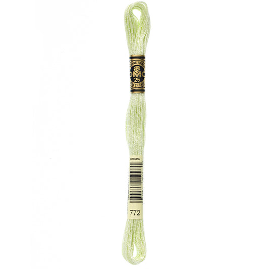 DMC Mouliné Spécial 117 6-strand cotton floss, Colour 772, 8 m