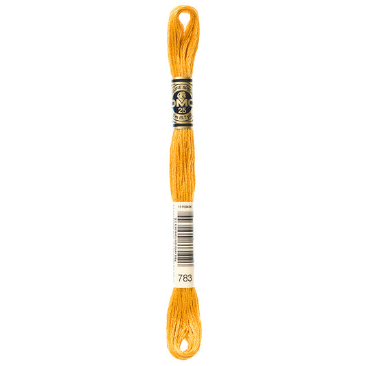 DMC Mouliné Spécial 117 6-strand cotton floss, Colour 783, 8 m