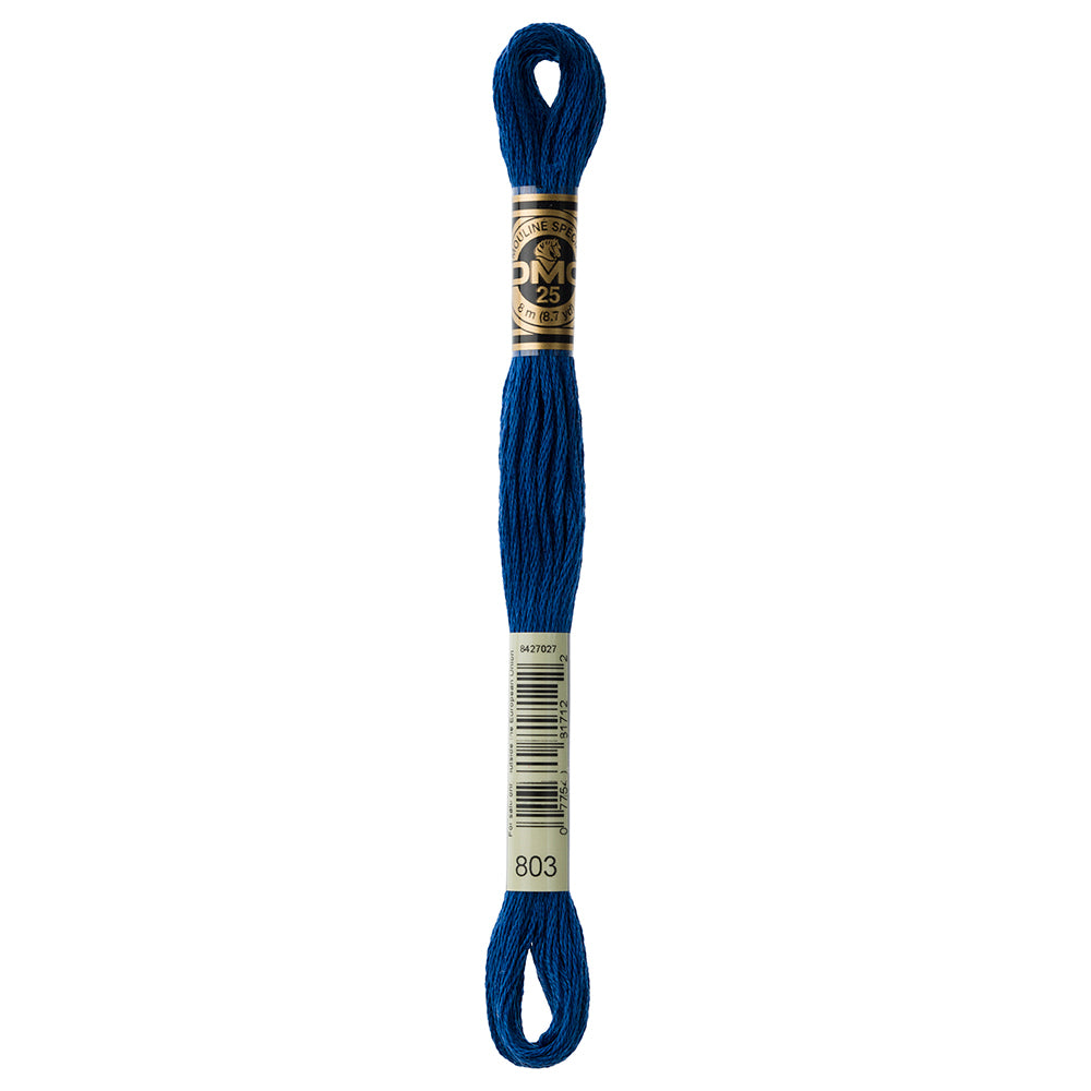 DMC 117 Cotton 6-Strand Embroidery Floss 8 m - 803 Ultra V Dk Baby Blue