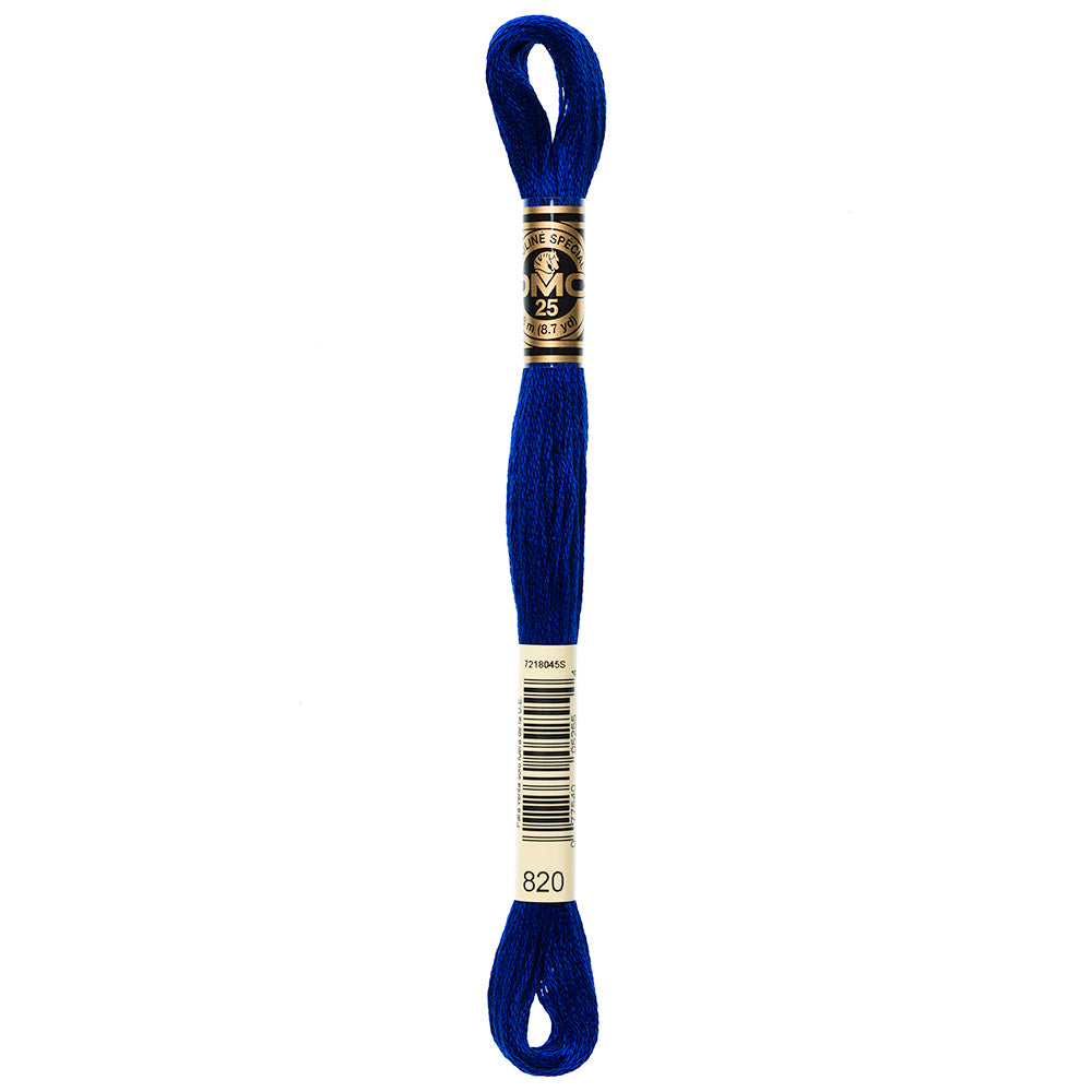 DMC 117 Cotton 6-Strand Embroidery Floss 8 m - 820 V Dk Royal Blue
