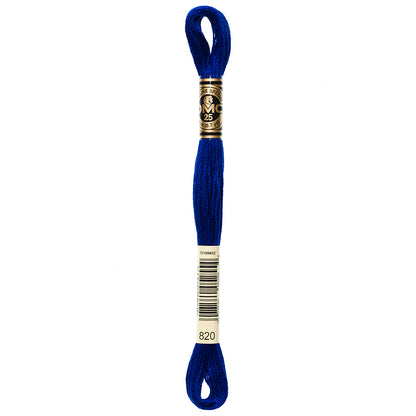 DMC 117 Cotton 6-Strand Embroidery Floss 8 m - 820 V Dk Royal Blue