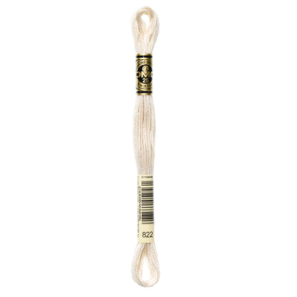 DMC 117 Cotton 6-Strand Embroidery Floss 8 m - 822 Lt Beige Gray