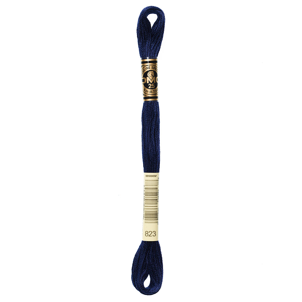 DMC 117 Cotton 6-Strand Embroidery Floss 8 m - 823 Dk Navy Blue