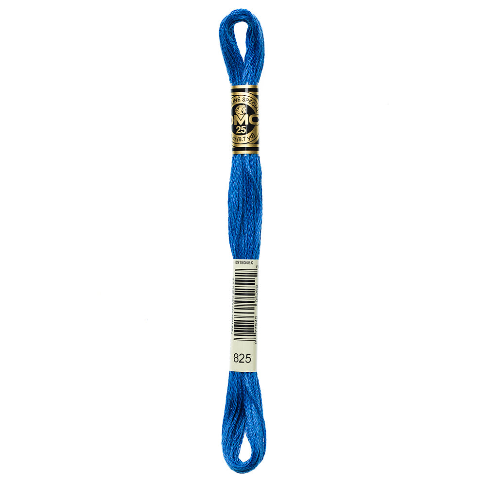 DMC 117 Cotton 6-Strand Embroidery Floss 8 m - 825 Dk Blue
