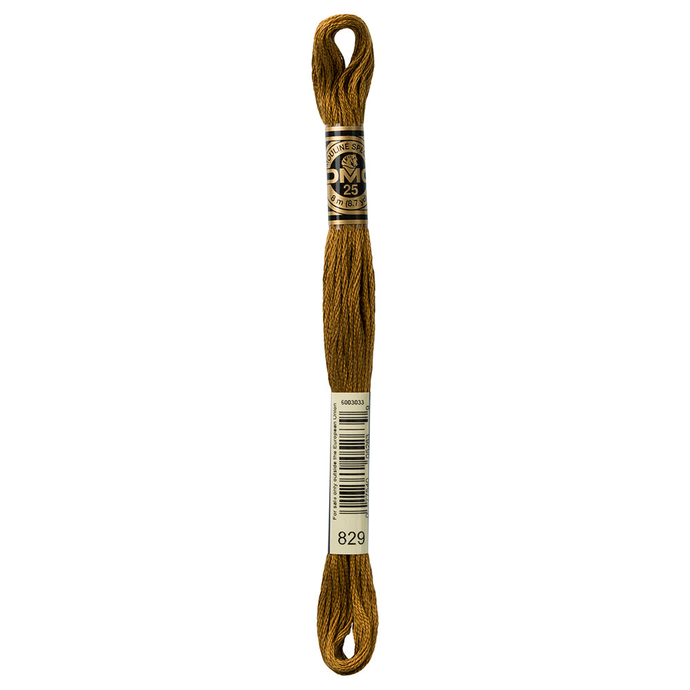 DMC Mouliné Spécial 117 6-Strand Cotton Floss 8 m Shade 829