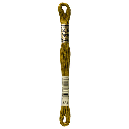 DMC Mouliné Spécial 117 6-strand cotton floss, Colour 831, 8 m (8.7 yd)
