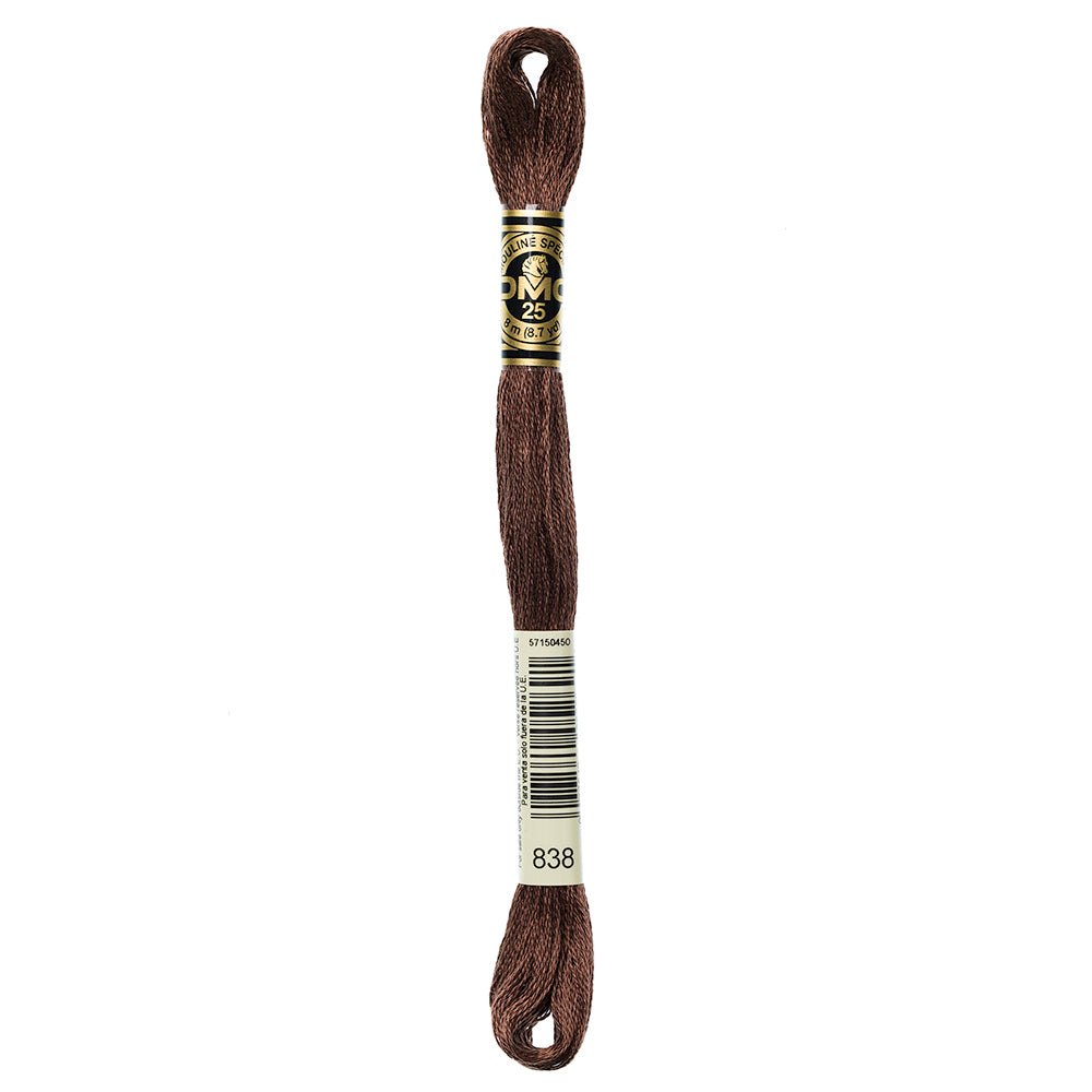 DMC Mouliné Spécial 117 6-Strand Cotton Floss 8 m Shade 838