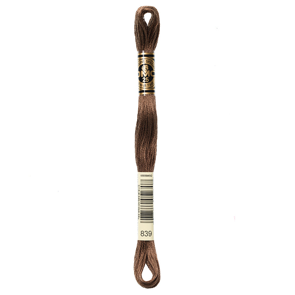 DMC Mouliné Spécial 117 6-Strand Cotton Floss 8 m Shade 839