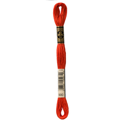 DMC #117 Stranded Cotton Floss, 8 m, Shade 900