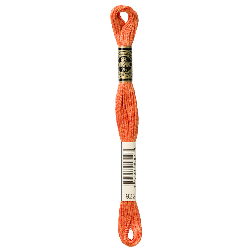 DMC 117 stranded cotton floss, Shade 922, 8 m (8.7 yd)