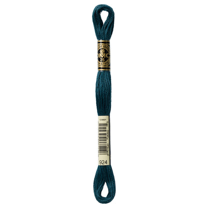 DMC 117 6-Strand Cotton Embroidery Floss 8 m - 924 Very Dark Grey Green