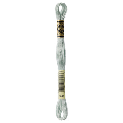 DMC 117 6-Strand Cotton Embroidery Floss 8 m - 928 Very Light Grey Green