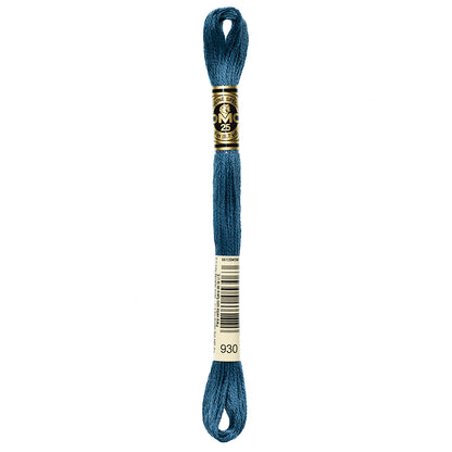 DMC 117 6-Strand Cotton Embroidery Floss 8 m - 930 Dark Antique Blue