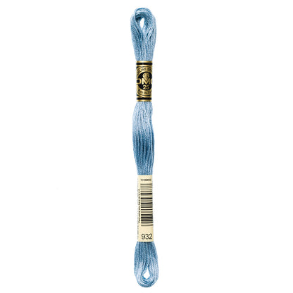DMC 117 6-Strand Cotton Embroidery Floss 8 m - 932 Light Antique Blue