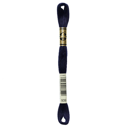 DMC 117 6-Strand Cotton Embroidery Floss 8 m - 939 Very Dark Blue