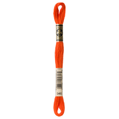 DMC 117 6-Strand Cotton Embroidery Floss 8 m - 946 Medium Burnt Orange