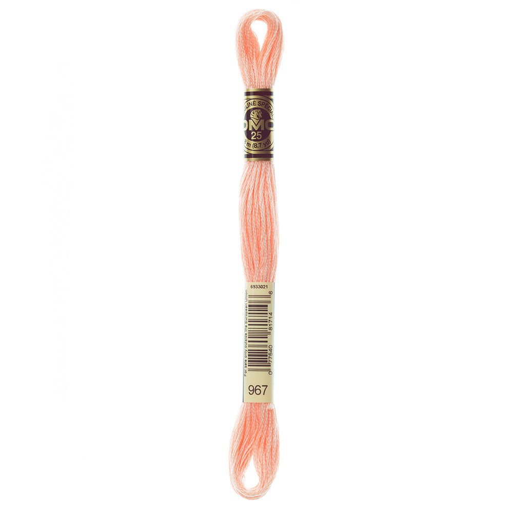 DMC 117 6-strand cotton embroidery floss, Colour 967, 8 m (8.7 yd)