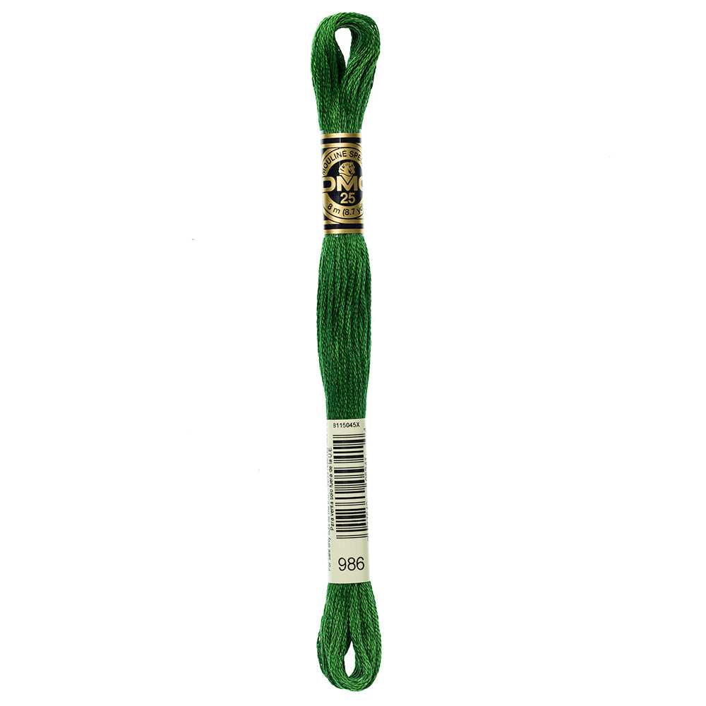 DMC 117 6-strand cotton embroidery floss, Colour 986, 8 m (8.7 yd)