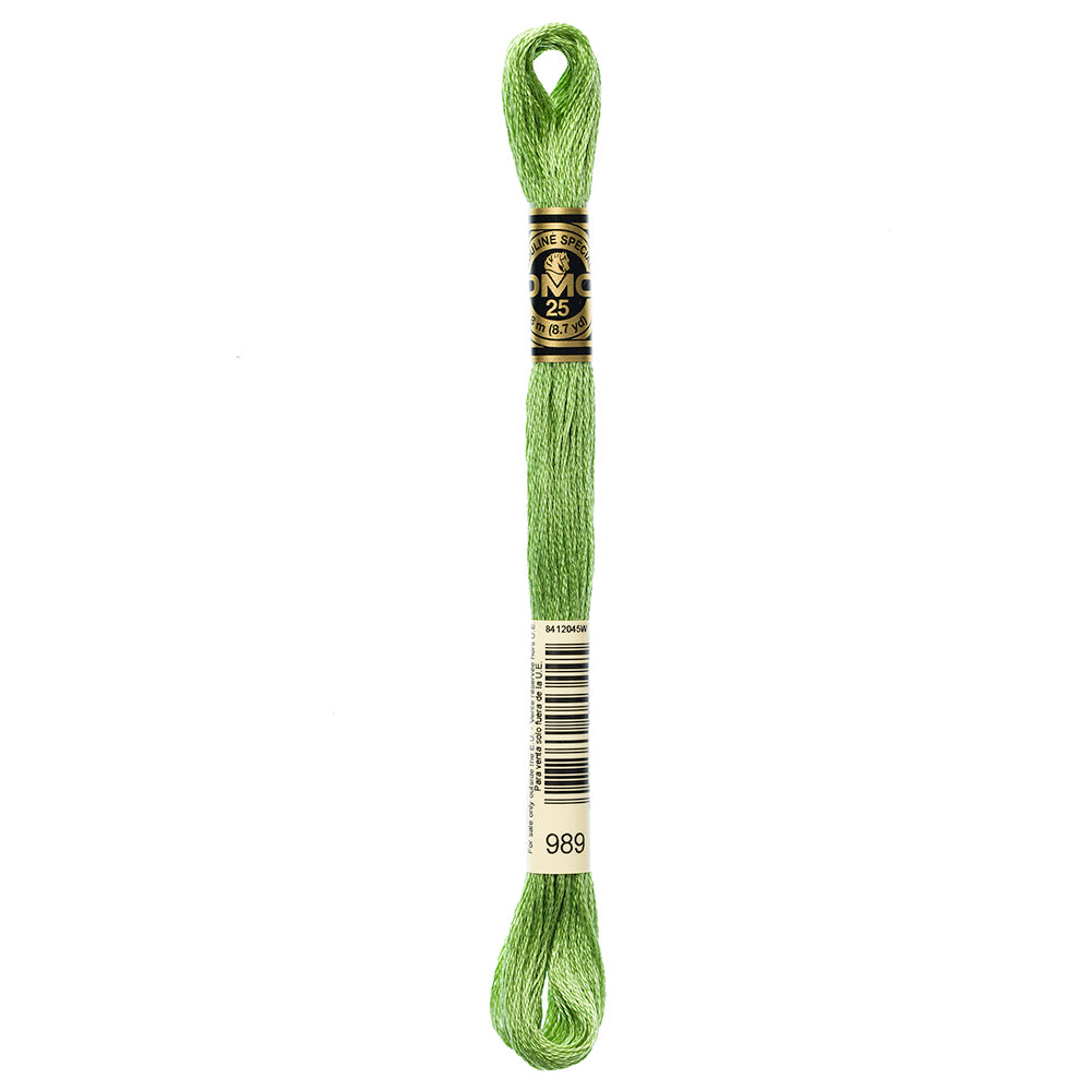 DMC 117 6-Strand Cotton Embroidery Floss 8 m (8.7 yd) Colour 989
