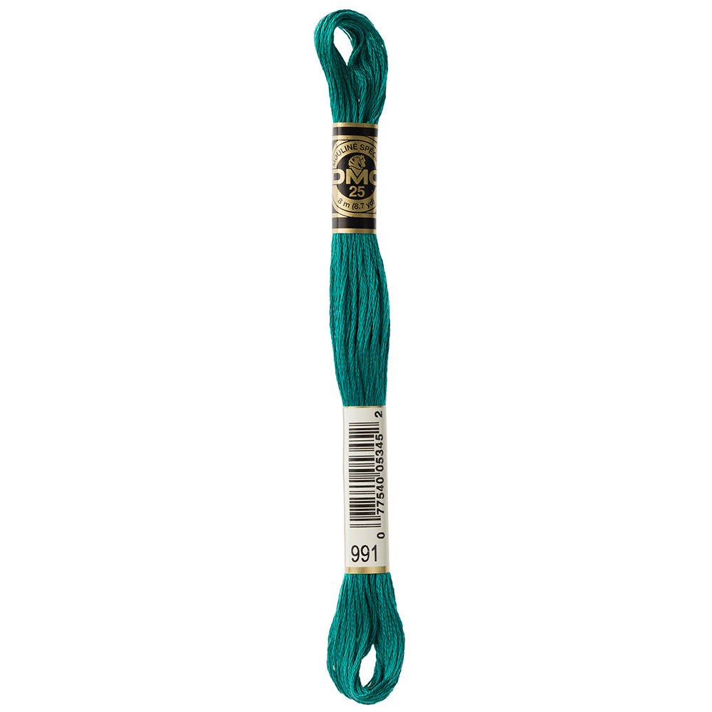 DMC 117 6-Strand Cotton Embroidery Floss 8 m (8.7 yd) Colour 991