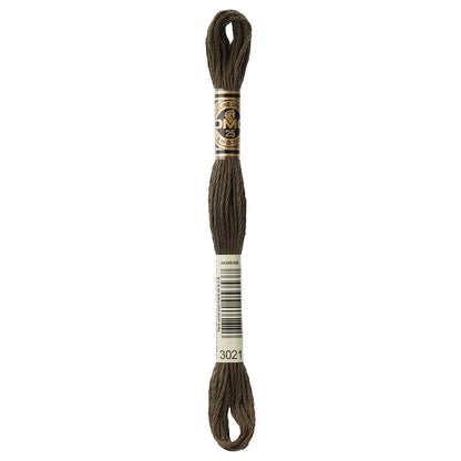 DMC 117 6-Strand Cotton Embroidery Floss 8 m (8.7 yd) Colour 3021