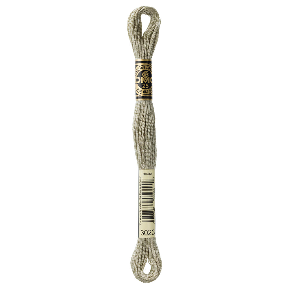 DMC 117 6-strand cotton embroidery floss, Colour 3023, 8 m (8.7 yd)