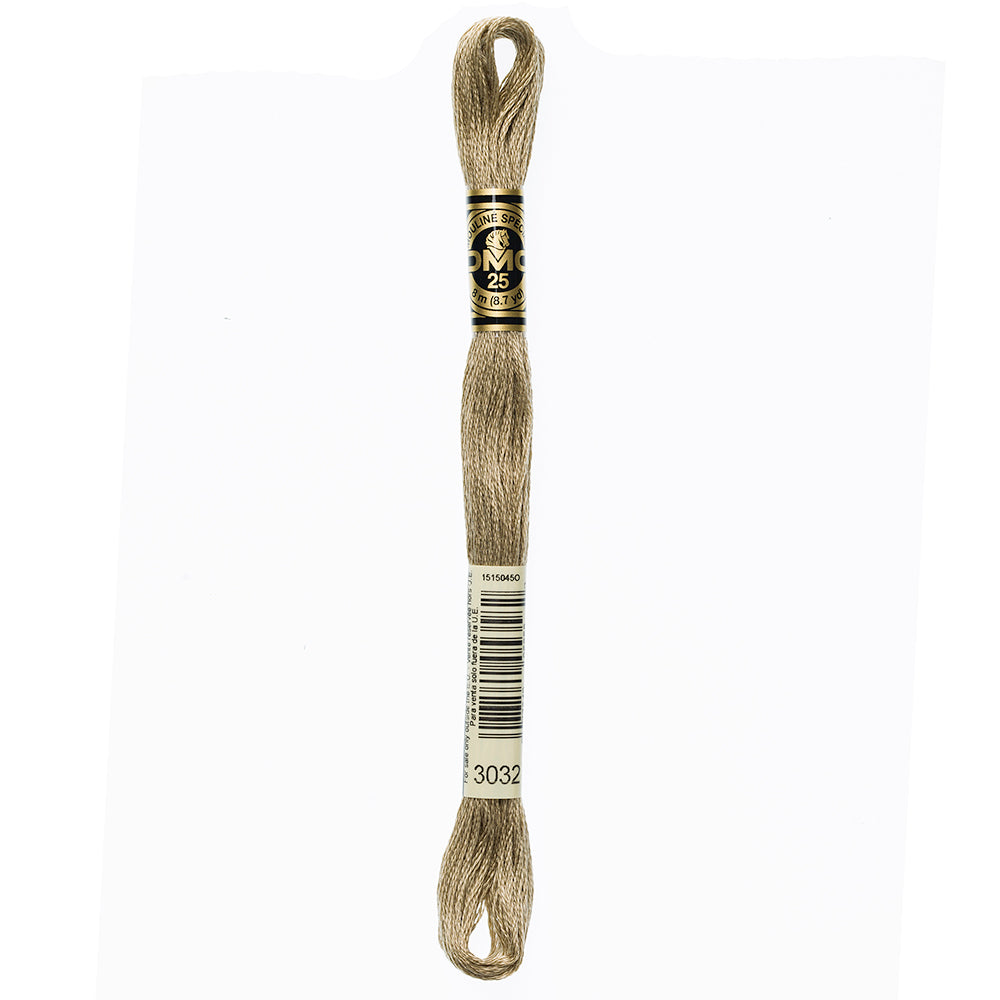 DMC 117 6-Strand Cotton Embroidery Floss 8 m (8.7 yd) Colour 3032