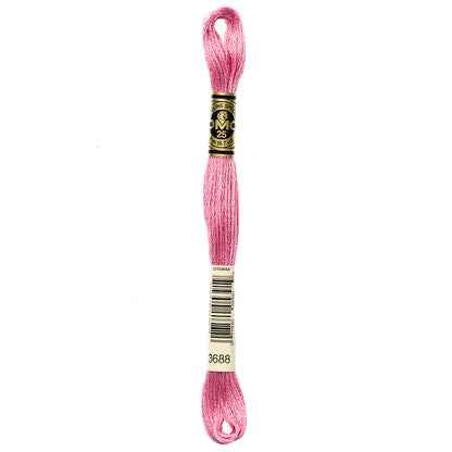 DMC Mouliné Spécial 117 Cotton Floss 8 m Md Mauve 3688