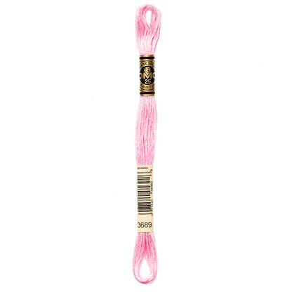 DMC Mouliné Spécial 117 cotton floss, Light Mauve 3689, 8 m (8.7 yd)