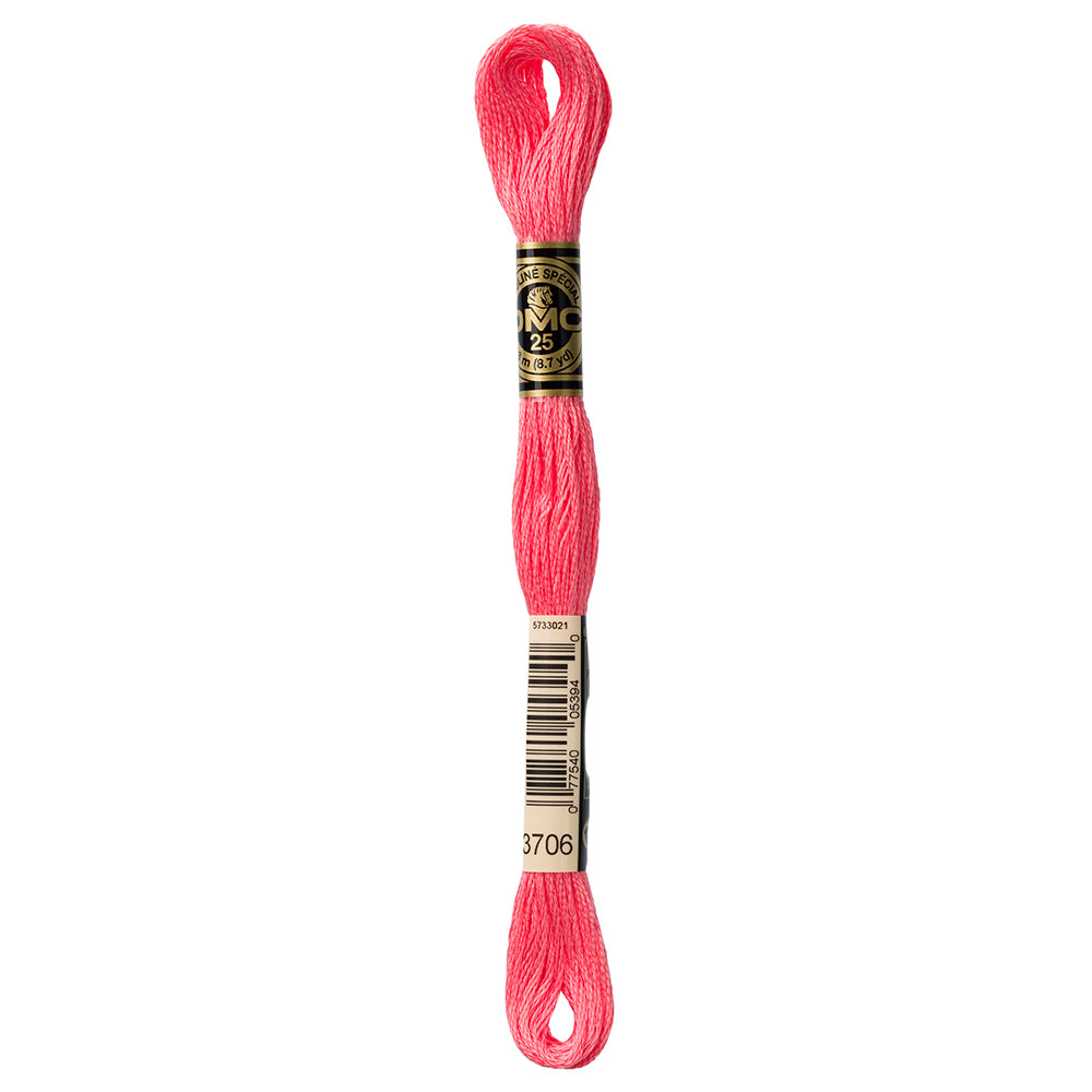 DMC Mouliné Spécial 117 Cotton Floss 8 m Md Melon 3706