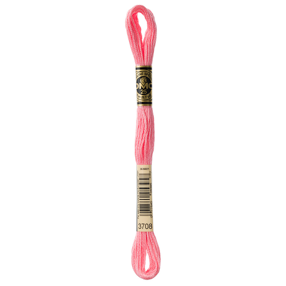 DMC Mouliné Spécial 117 Cotton Floss 8 m Lt Melon 3708