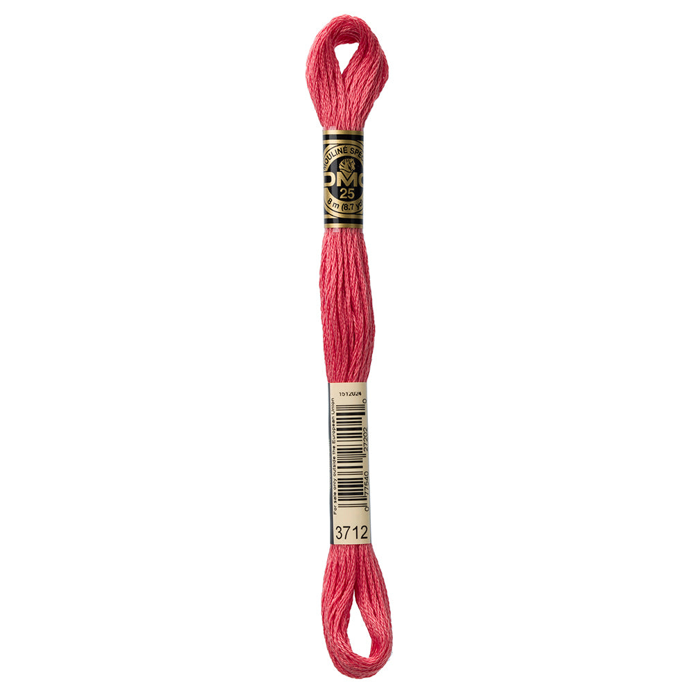 DMC Mouliné Spécial 117 Cotton Floss 8 m Md Salmon 3712