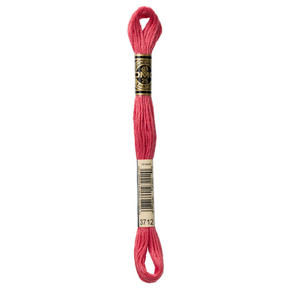 DMC Mouliné Spécial 117 Cotton Floss 8 m Md Salmon 3712