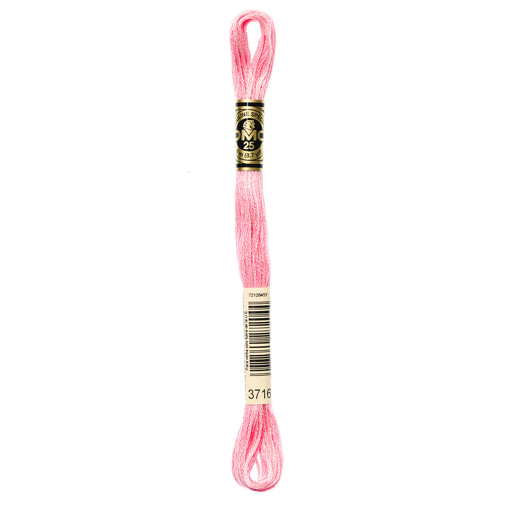 DMC Mouliné Spécial 117 Cotton Floss 8 m Ultra V Lt Dusty Rose 3716