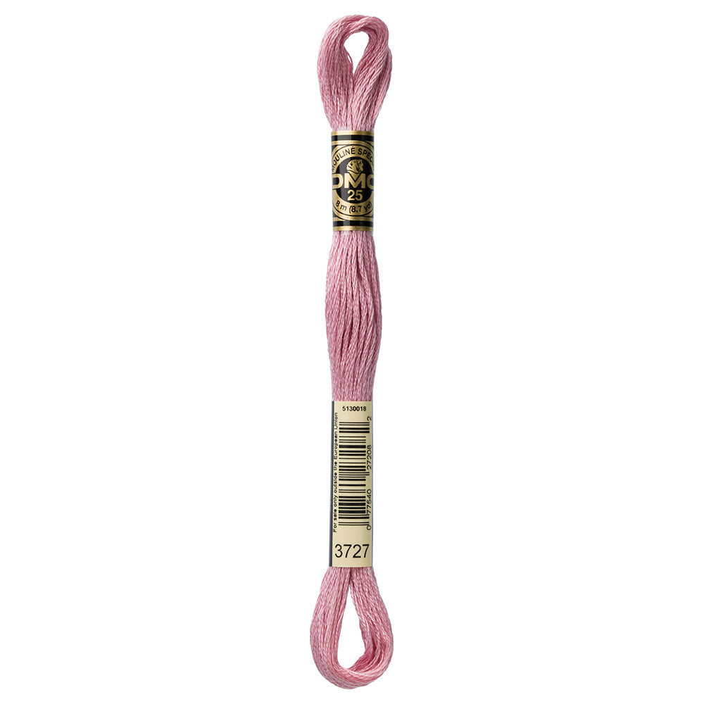 DMC stranded cotton embroidery floss, Colour 3727, 8 m
