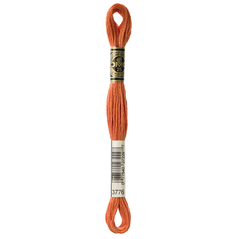DMC 117 Mouline Special 25 Cotton 6-Strand Floss 8 m, Colour 3776