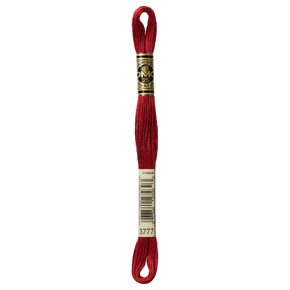 DMC 117 Mouline Special 25 Cotton 6-Strand Floss 8 m, Colour 3777