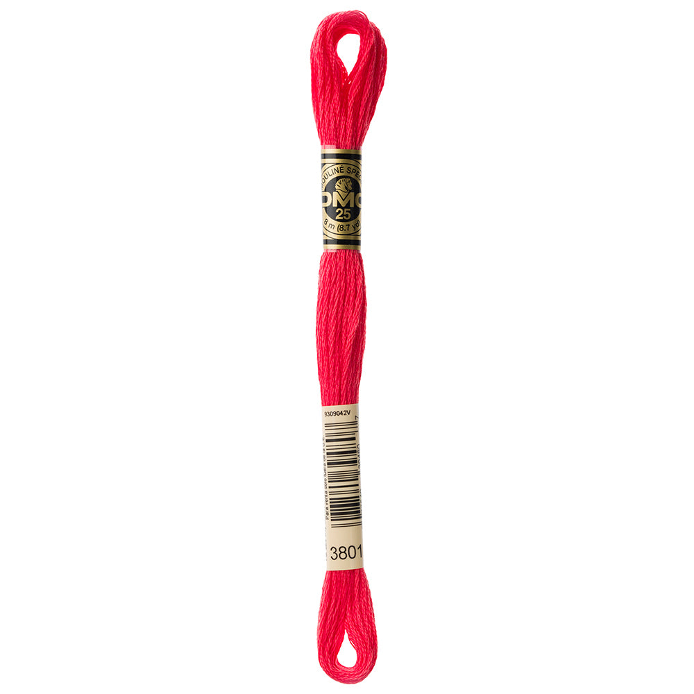 DMC 117 Mouline Special 25 Cotton 6-Strand Floss 8 m, Colour 3801