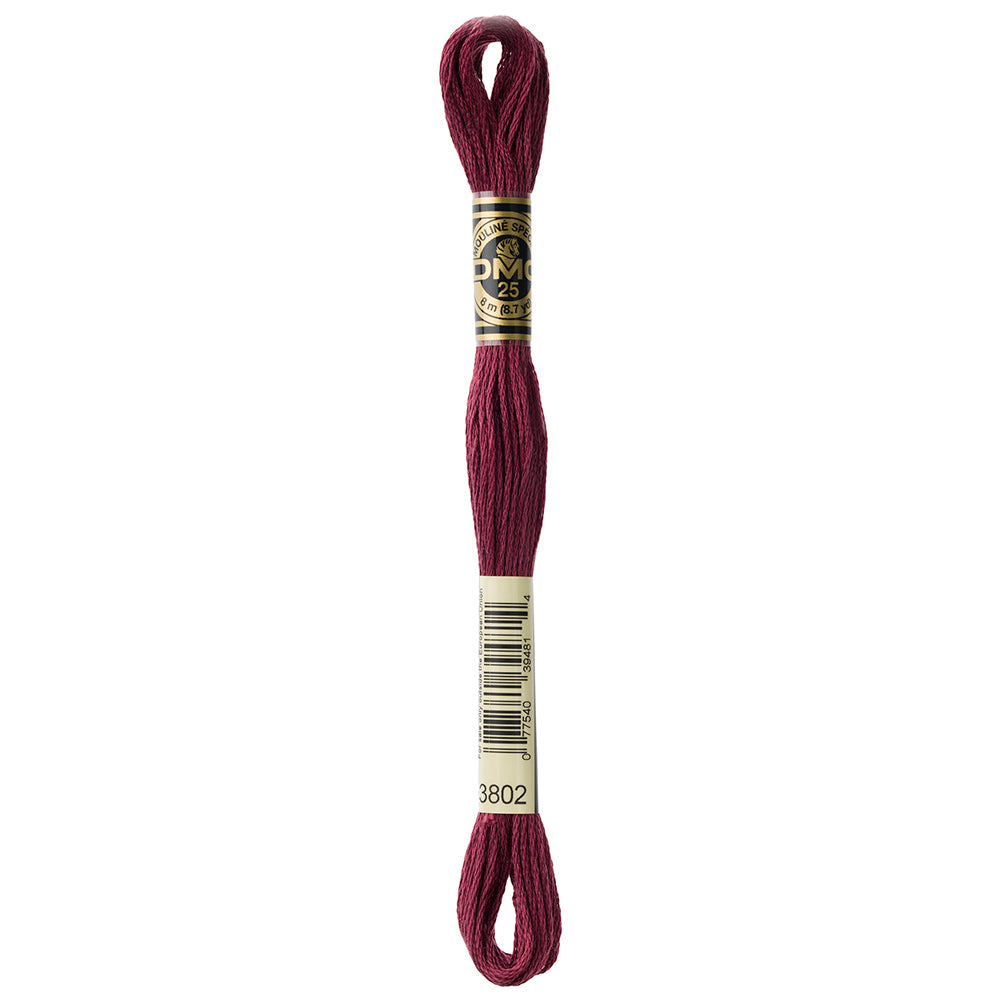 DMC 117 Mouline Special 25 Cotton 6-Strand Floss 8 m, Colour 3802