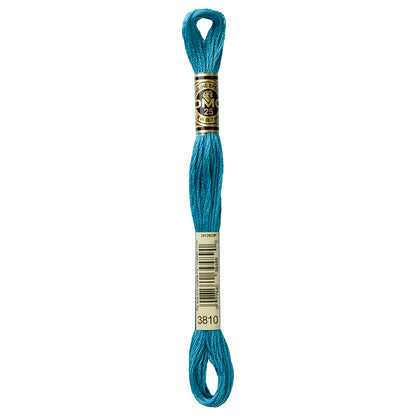 DMC Mouliné Spécial stranded embroidery floss, Colour 3810, 8 m (8.7 yd)