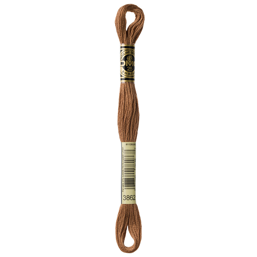 DMC Art. 117 Six-Strand Cotton Floss 8 m Colour 3862