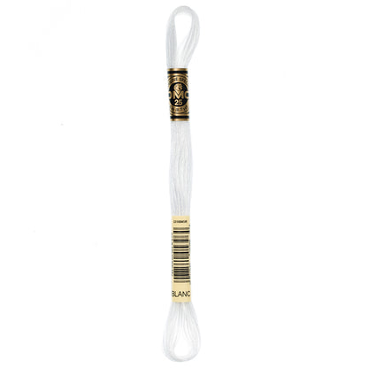 DMC 6-Strand Cotton Embroidery Floss, 8 m (8.7 yd), White