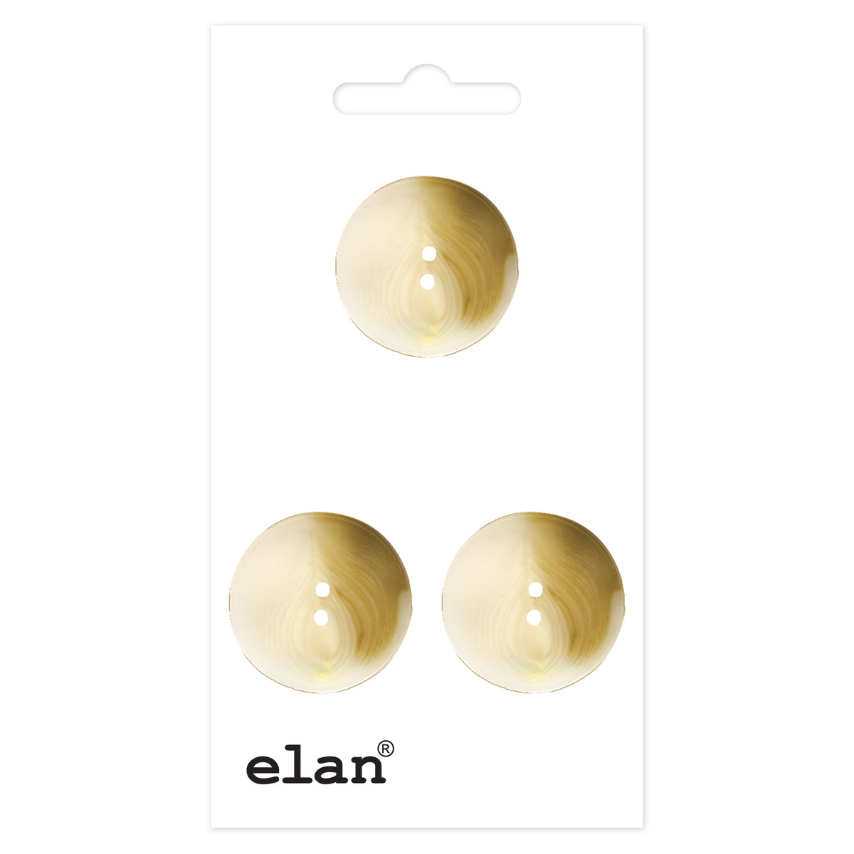 ELAN 2-Hole Button, 18 mm (3/4 in.), 3 Count