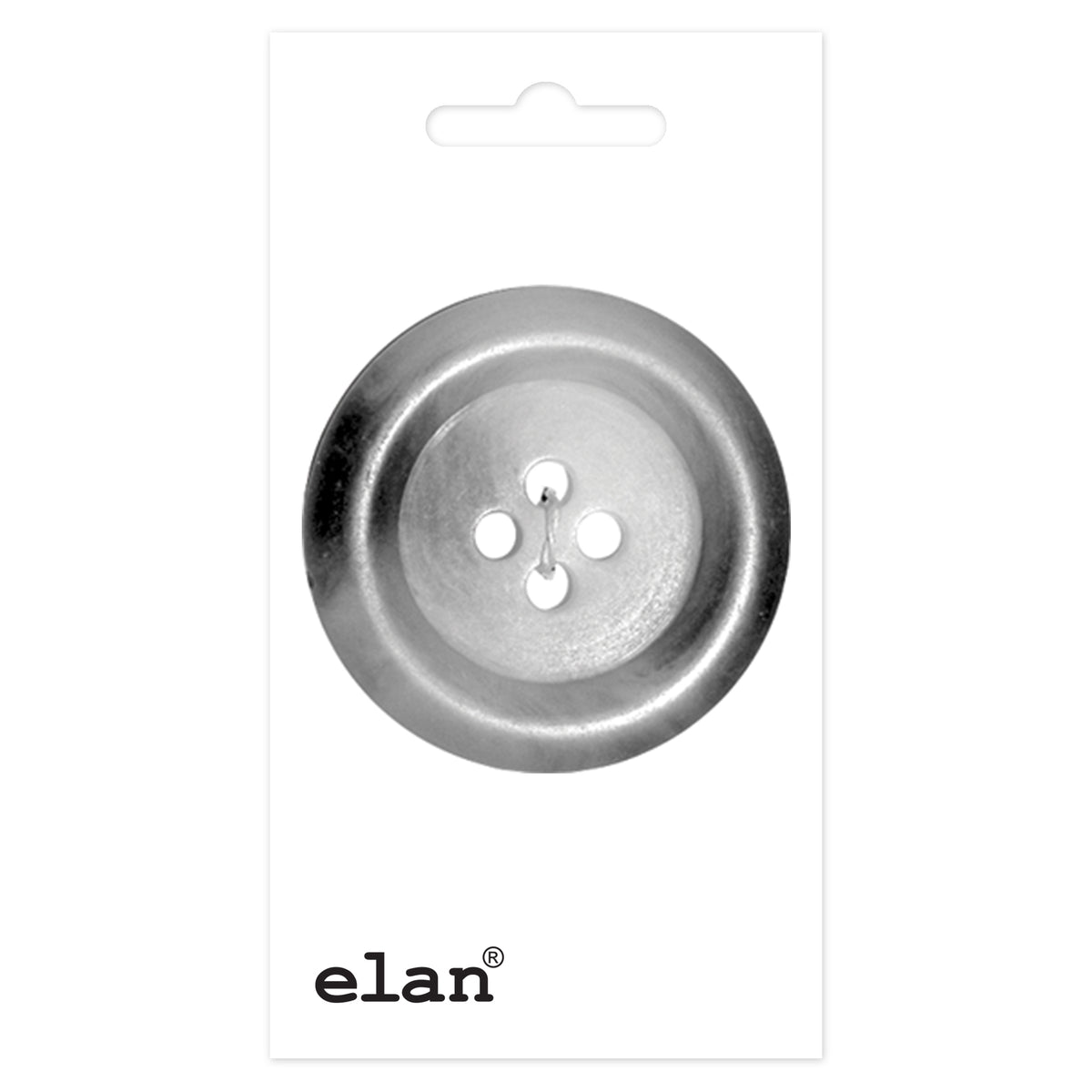 ELAN 4-hole sew-through button, 38 mm (1 1/2 in.), 1-count