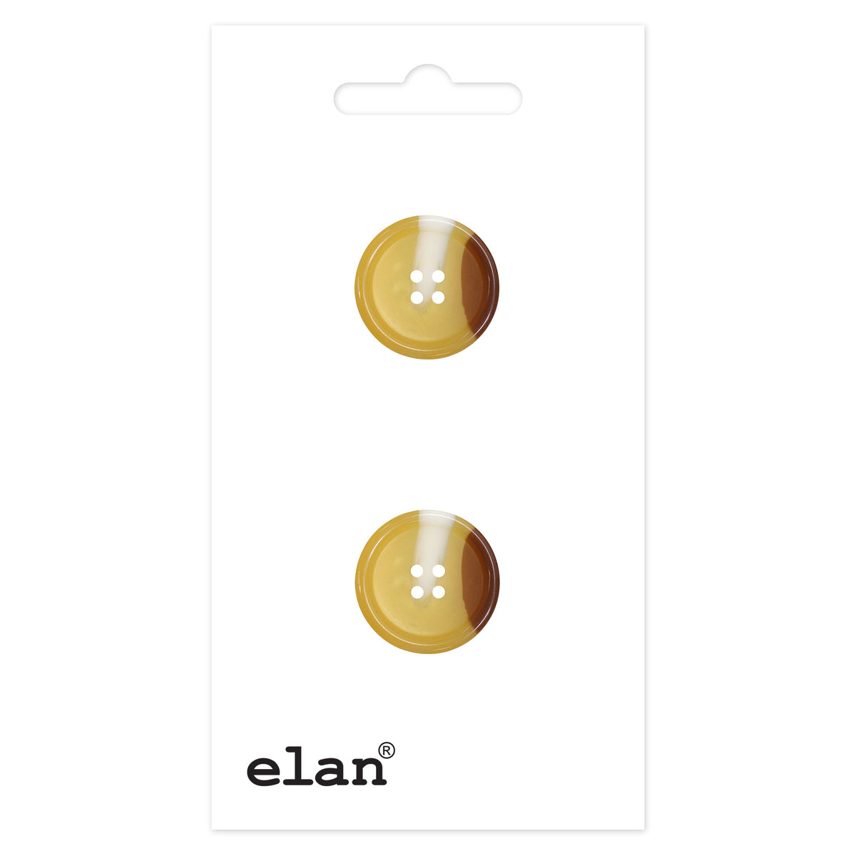 ELAN 4 Hole Button 28 mm (1 1/8 in), 2 Count