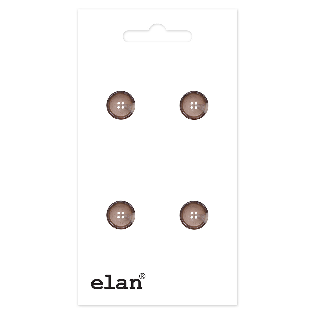 ELAN 4 Hole Button 30 mm (1 1/8 in), 1 Count