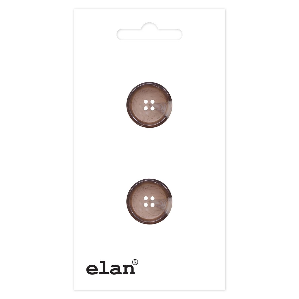 ELAN 4 Hole Button 25 mm (1 in.) 2 Pack