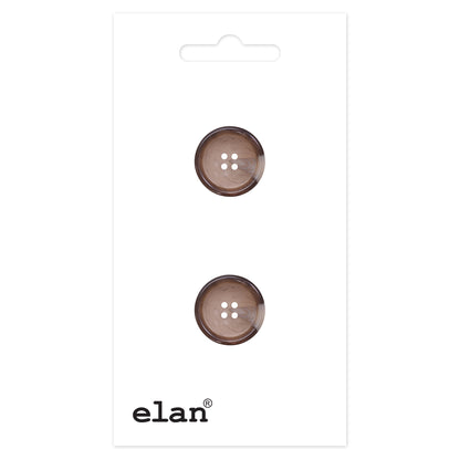 ELAN 4 Hole Button 25 mm (1 in.) 2 Pack
