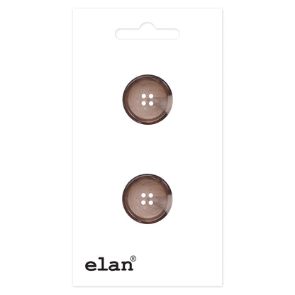 ELAN 4 Hole Button – 28 mm (1 1/8 in.) – 2 Pack - packaged product view