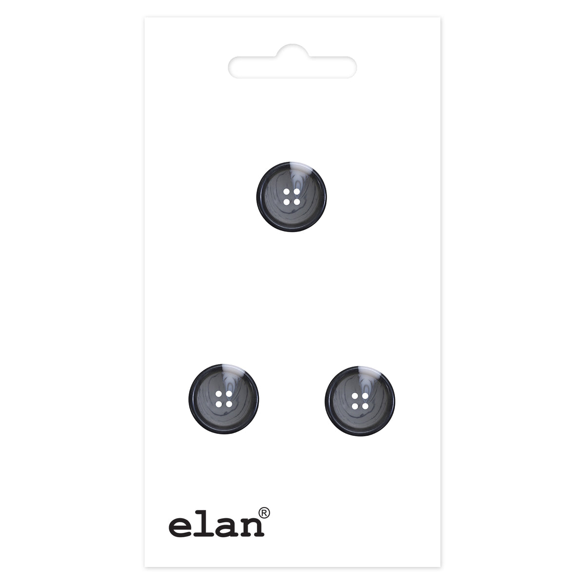 ELAN 4 Hole Button 20 mm (3/4 in), 3 Count